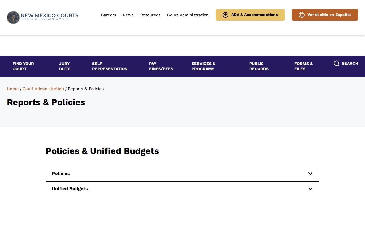 Taos County court docket New Mexico Judiciary reports page